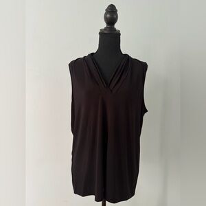 Sleeveless Black Top